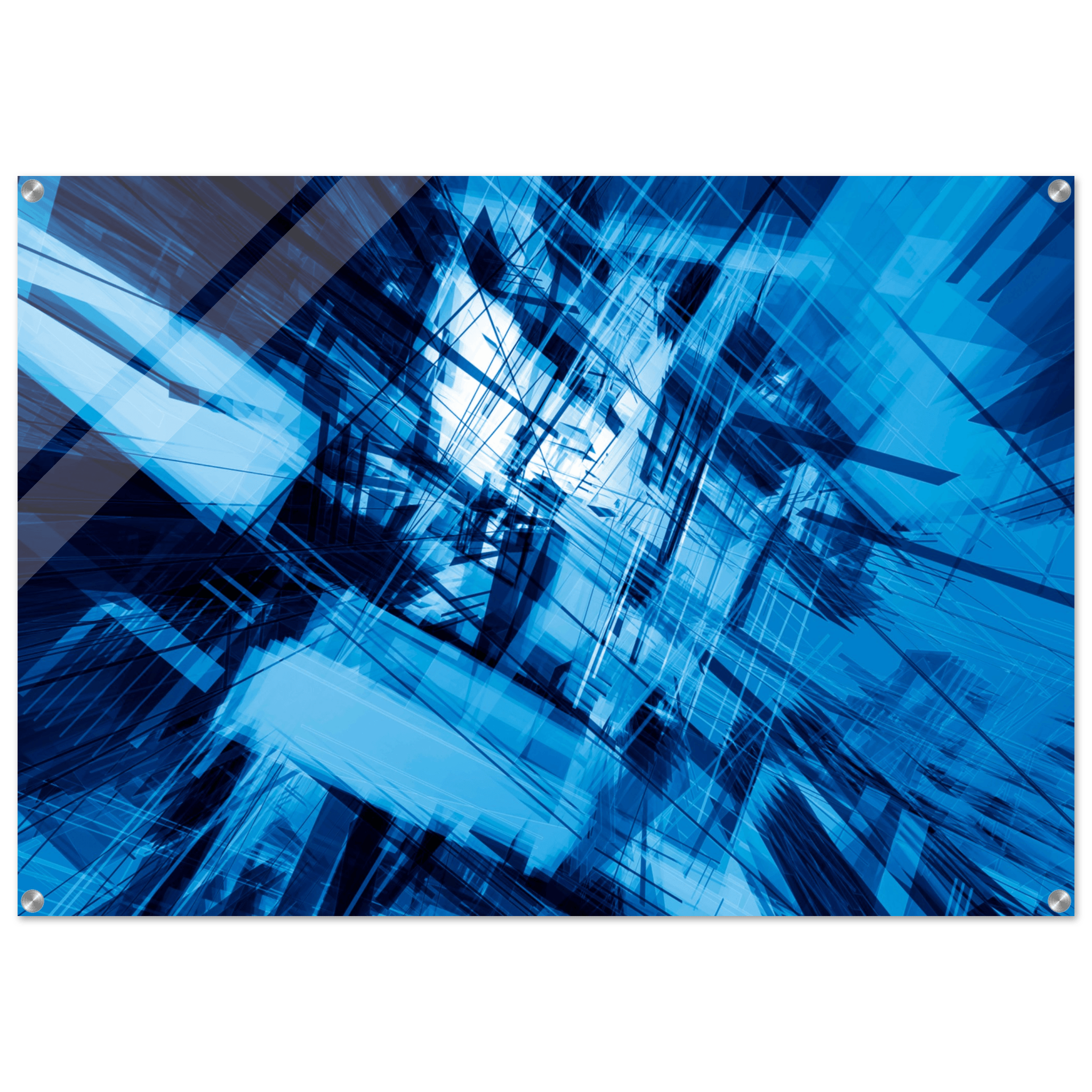 Distorted Realities: Collaged Constructions Acrylic Glass Wall Art - Wallfix