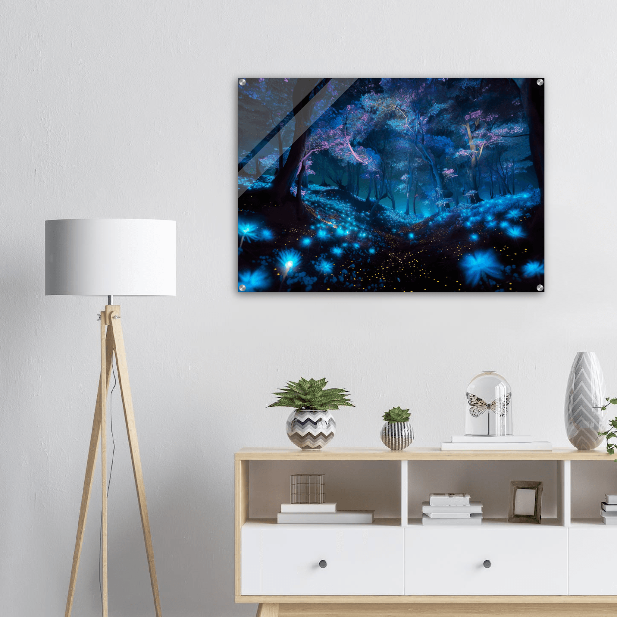 Dream: Magical Forest Acrylic Glass Wall Art - Wallfix