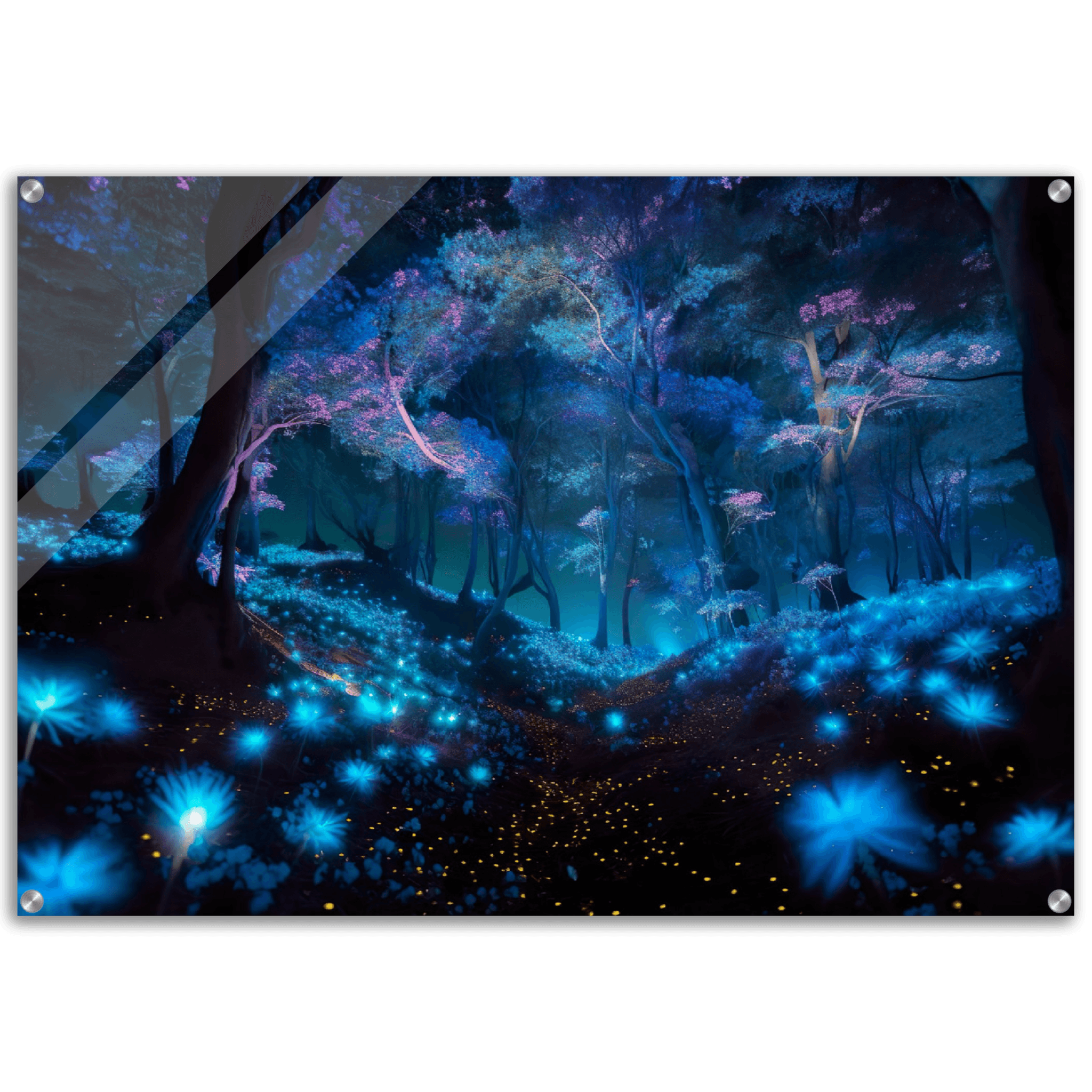 Dream: Magical Forest Acrylic Glass Wall Art - Wallfix