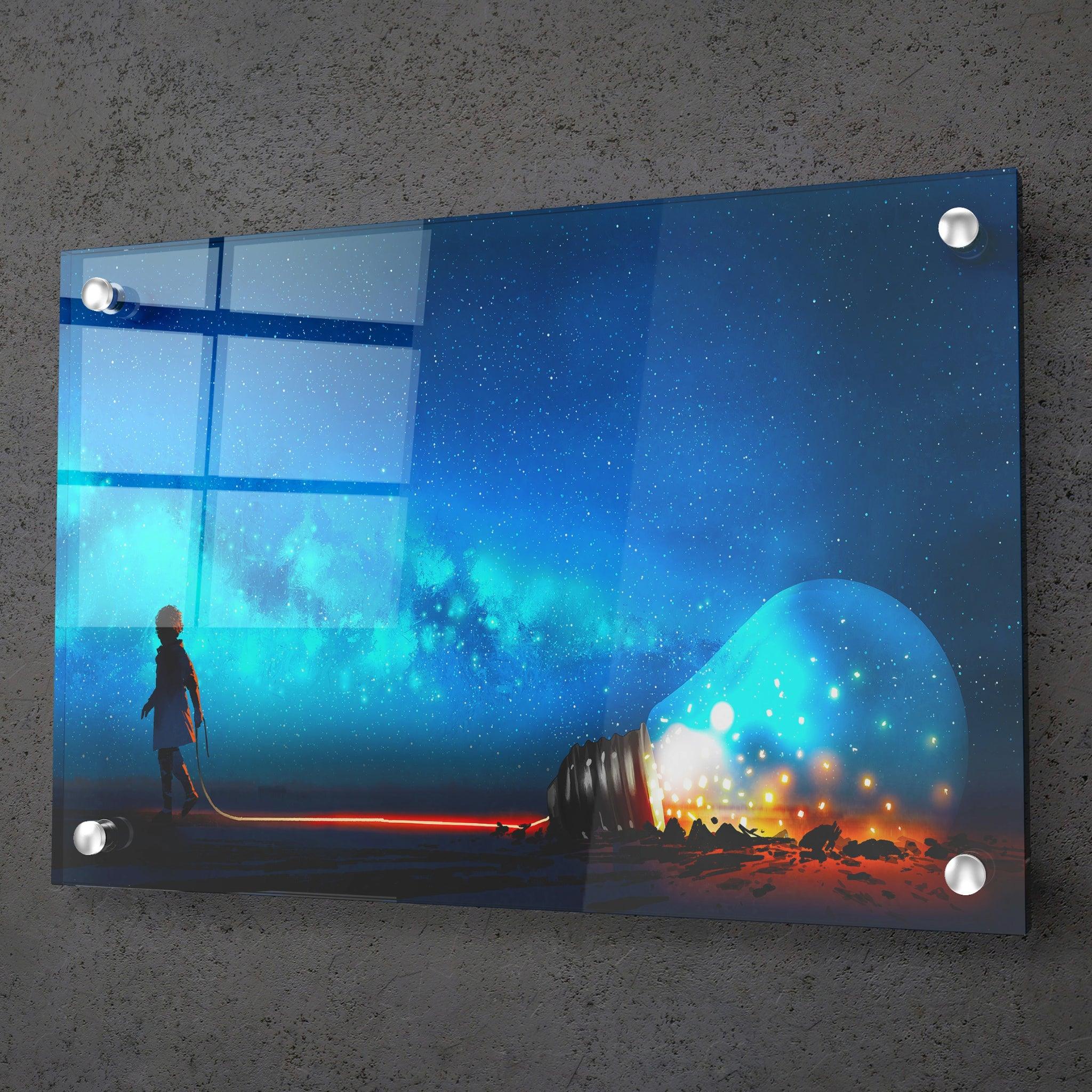 Dream: The Boy's Luminous Find Acrylic Glass Wall Art - Wallfix
