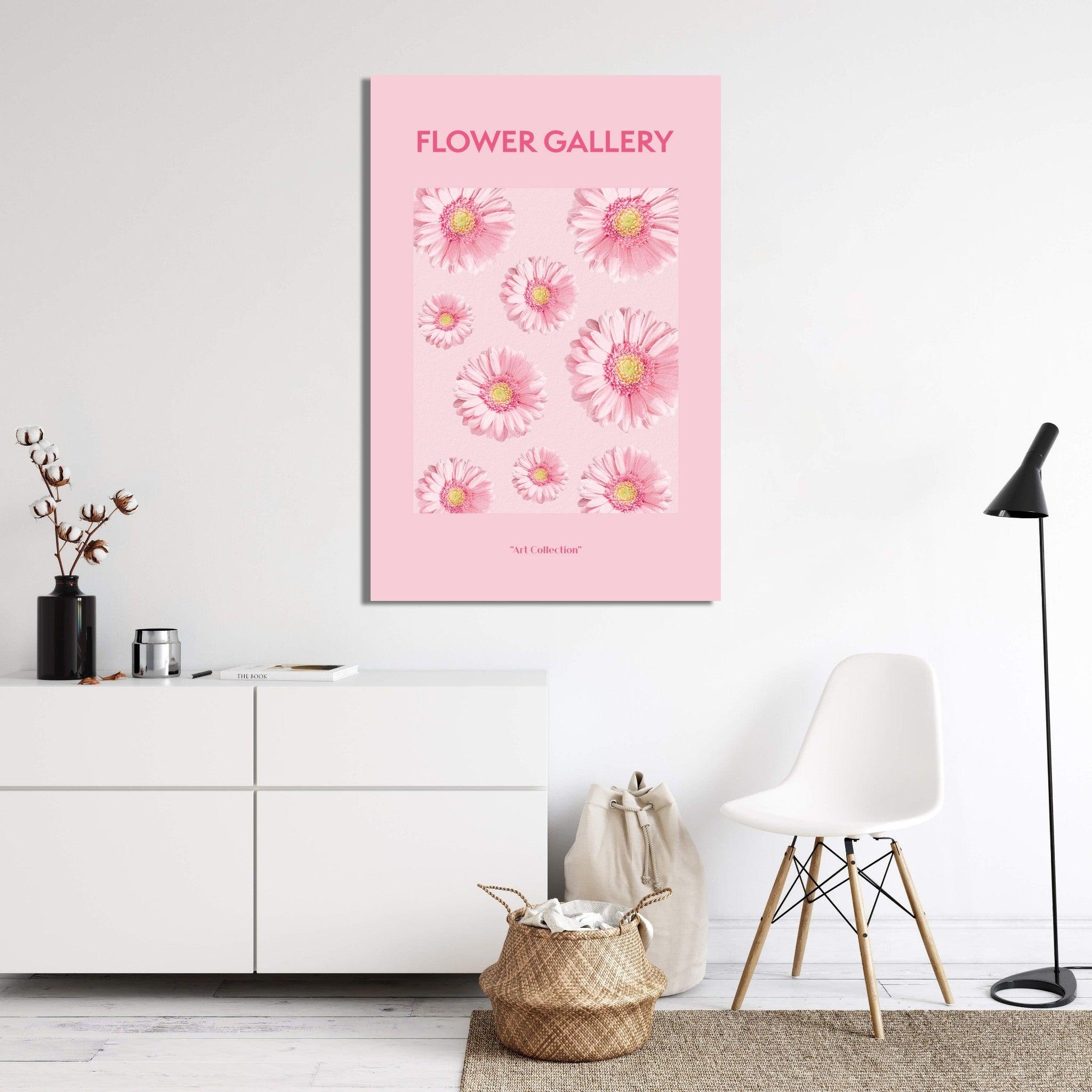 Flower Gallery: Pink Daisy Metal Wall Art - Wallfix
