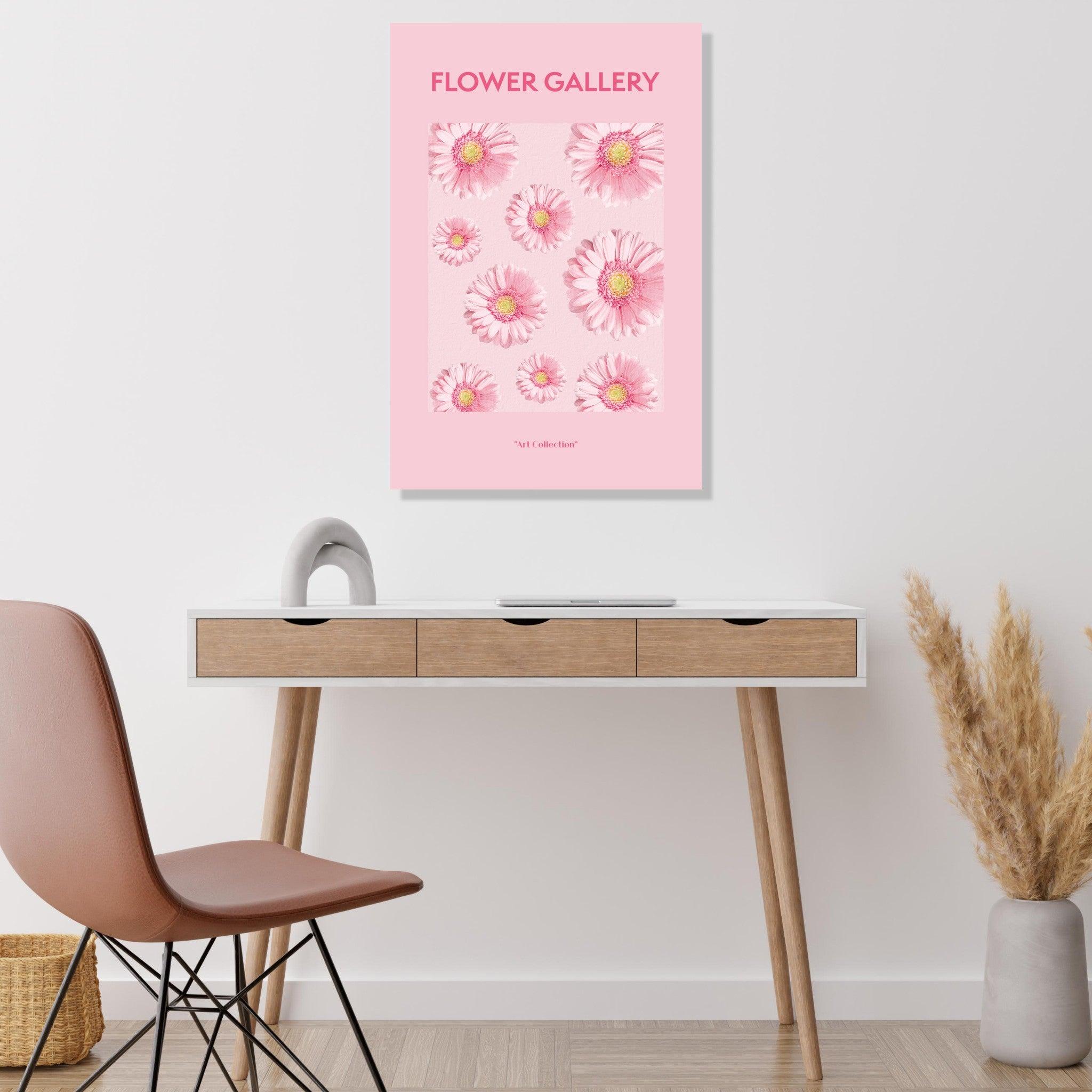 Flower Gallery: Pink Daisy Metal Wall Art - Wallfix