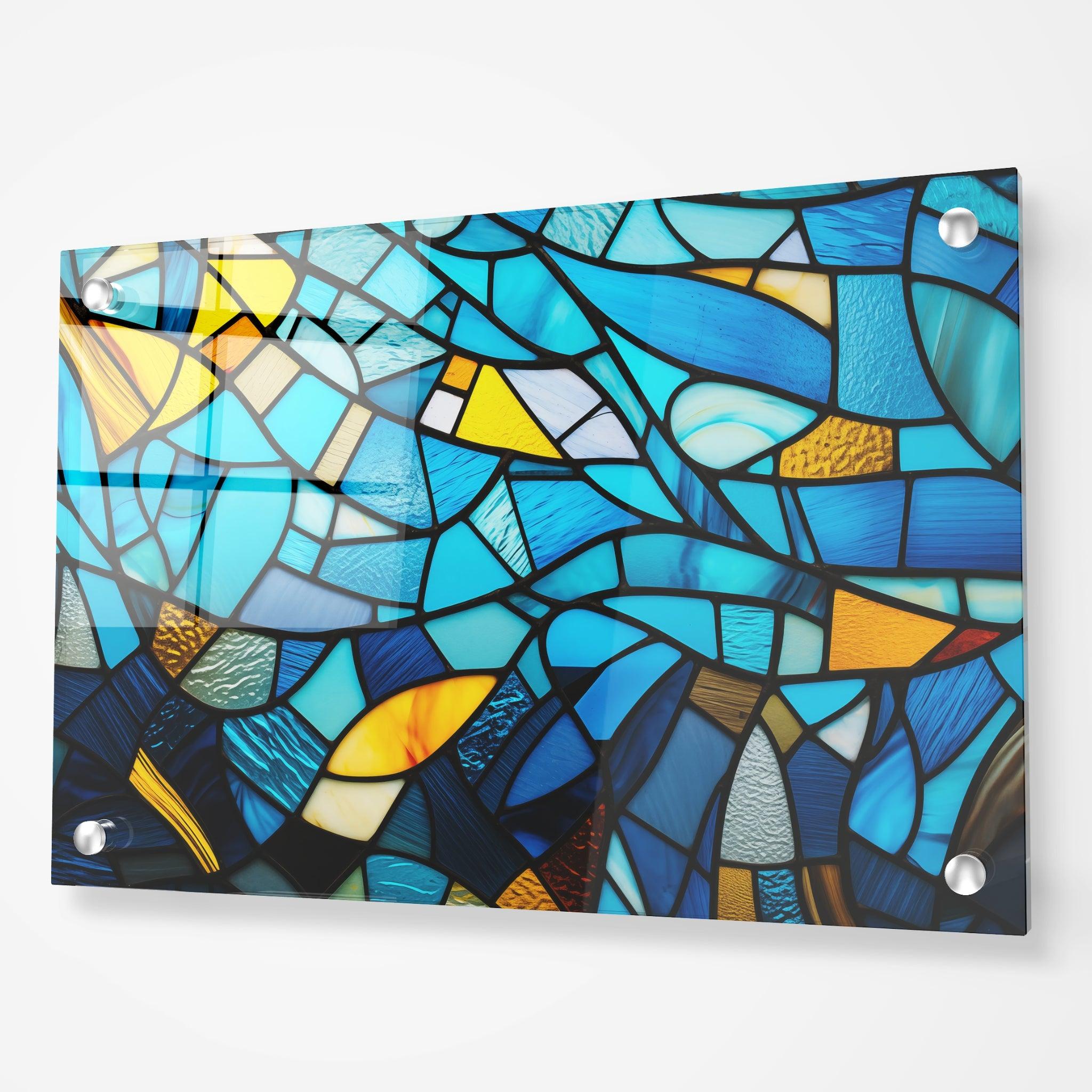 Geometric Mixed: Mosaic Acrylic Glass Wall Art - Wallfix
