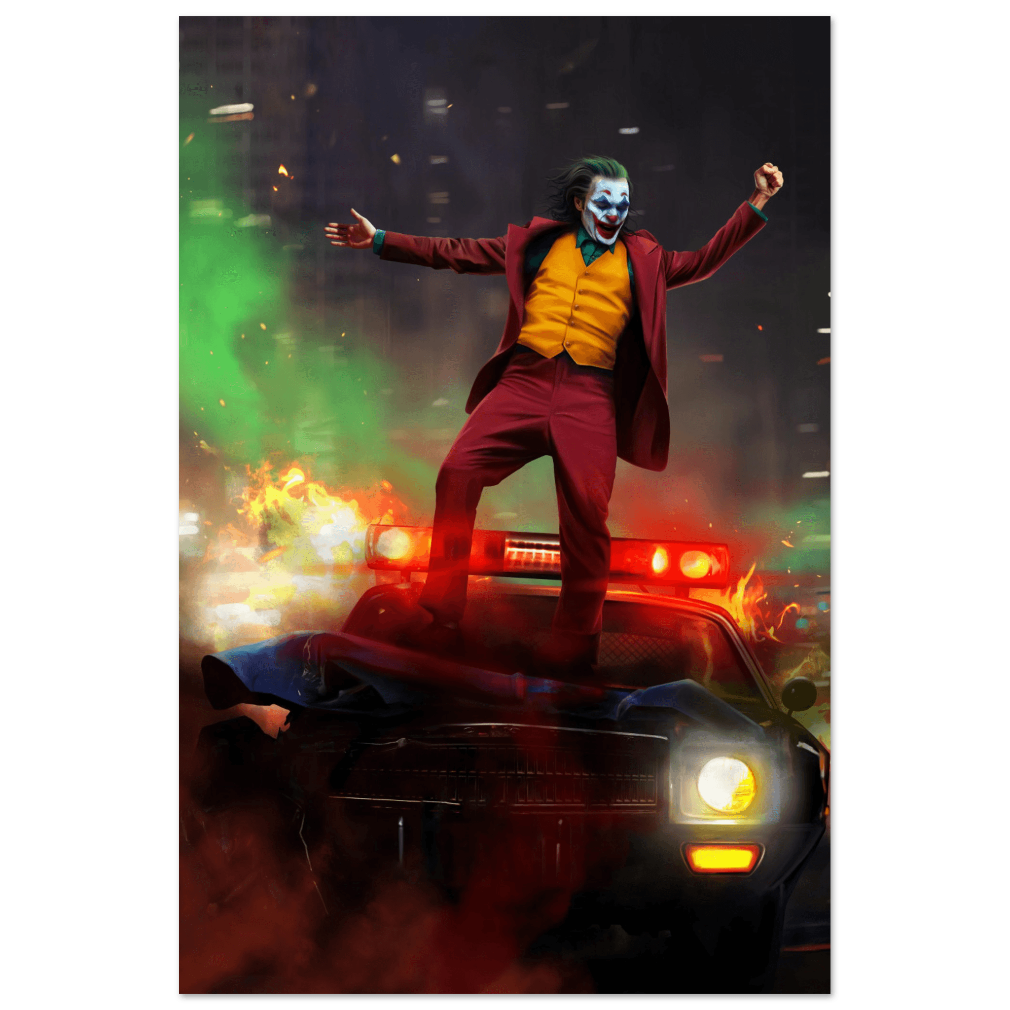 Inner Chaos: 2019 Joker Metal Poster - Wallfix