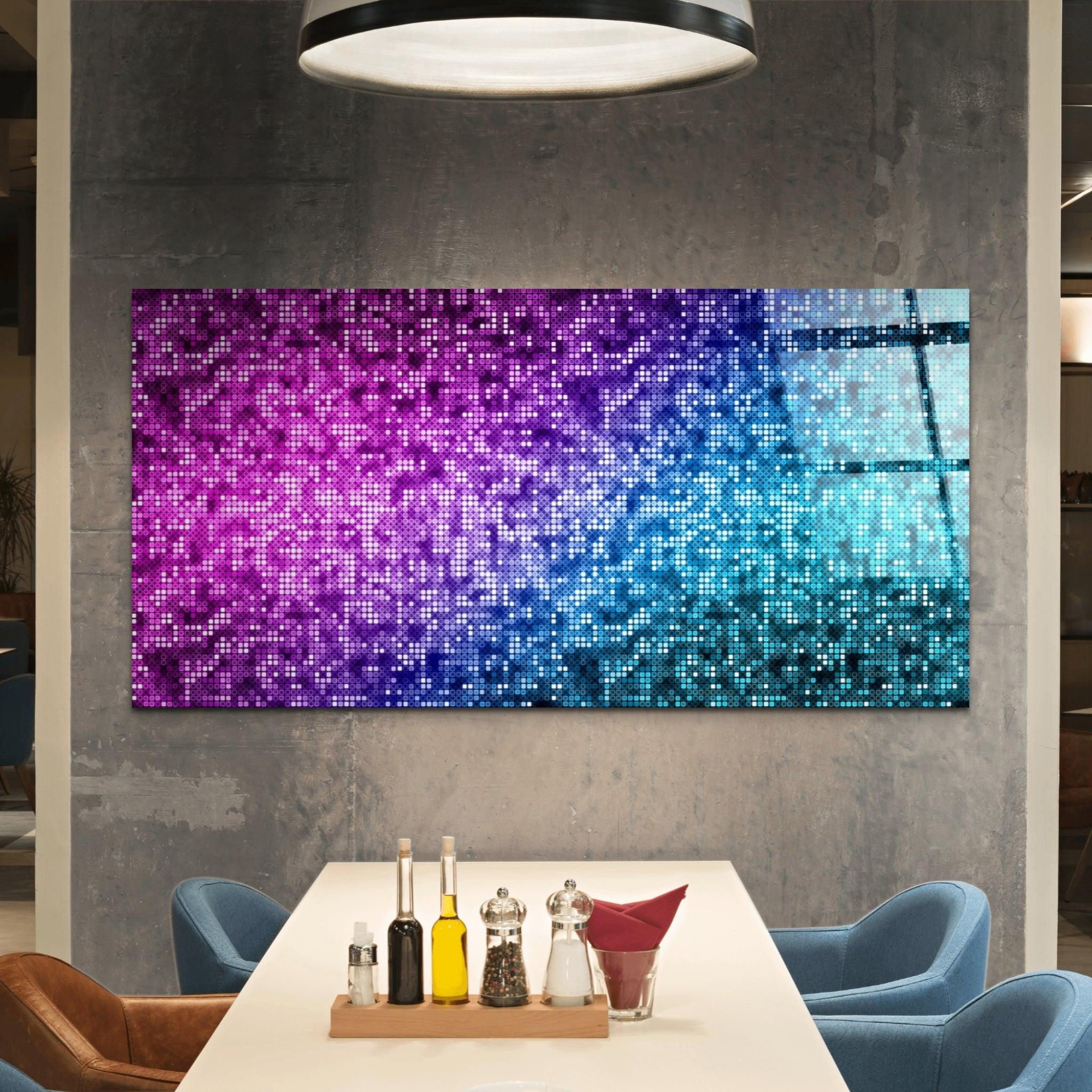 Panoramic: Opulent Mosaic Acrylic Glass Wall Art - Wallfix