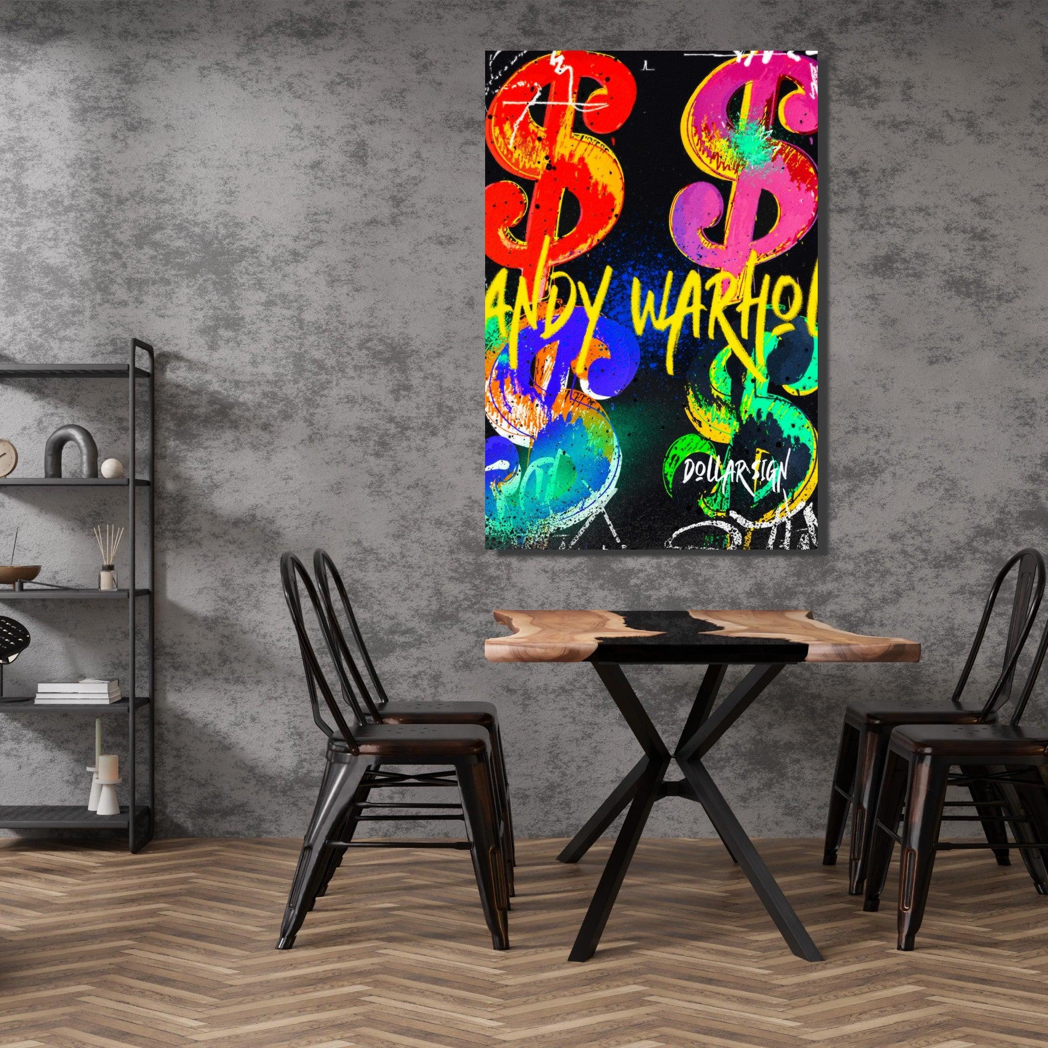 Pop Culture: Dollar Sign Metal Wall Art - Wallfix
