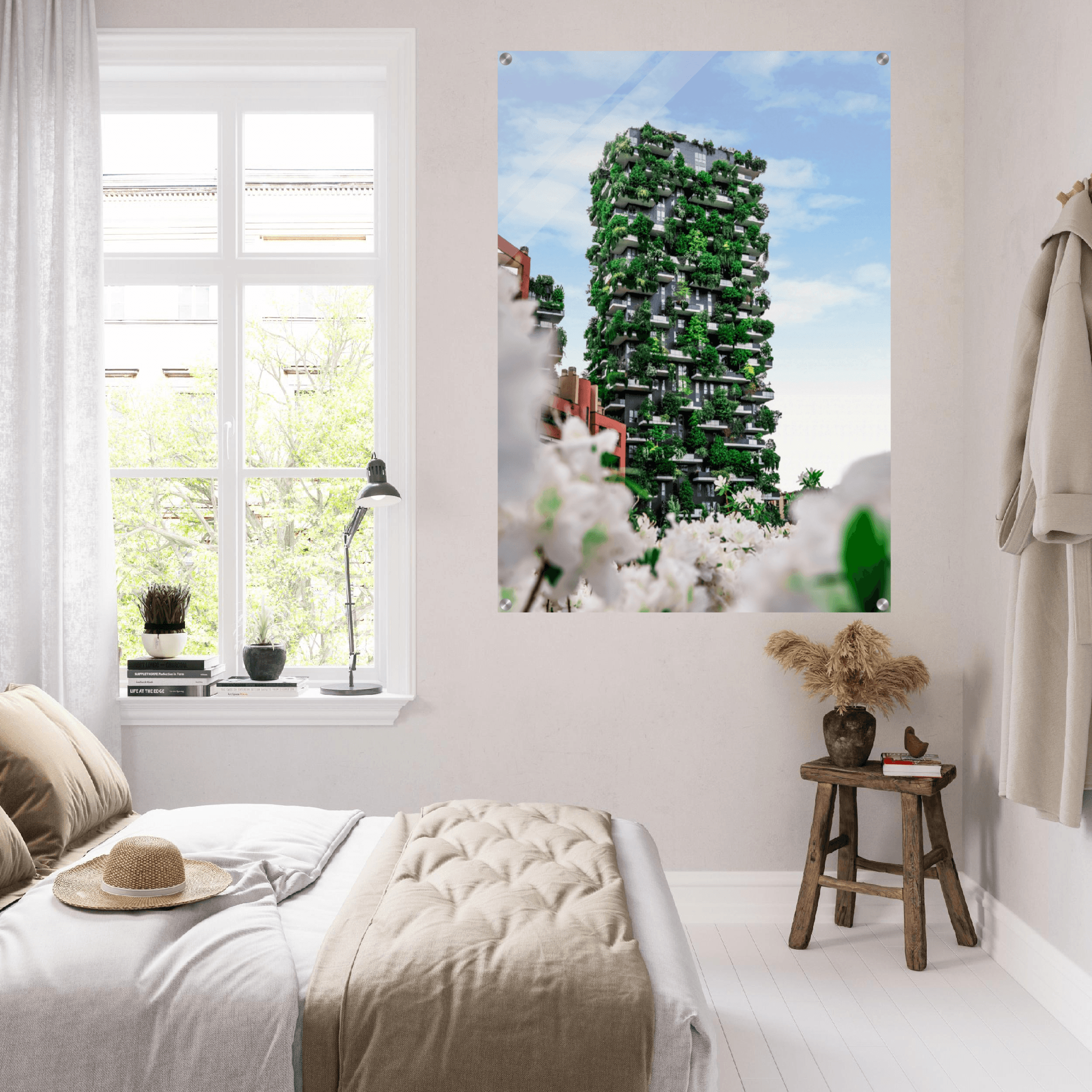 Vertical Forest: Bosco Verticale Acrylic Glass Wall Art - Wallfix