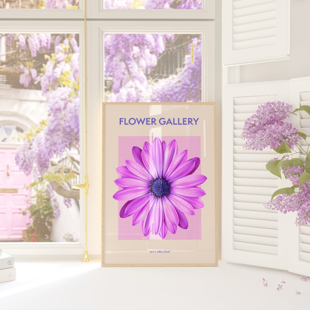 Personalized Flower Gallery Poster