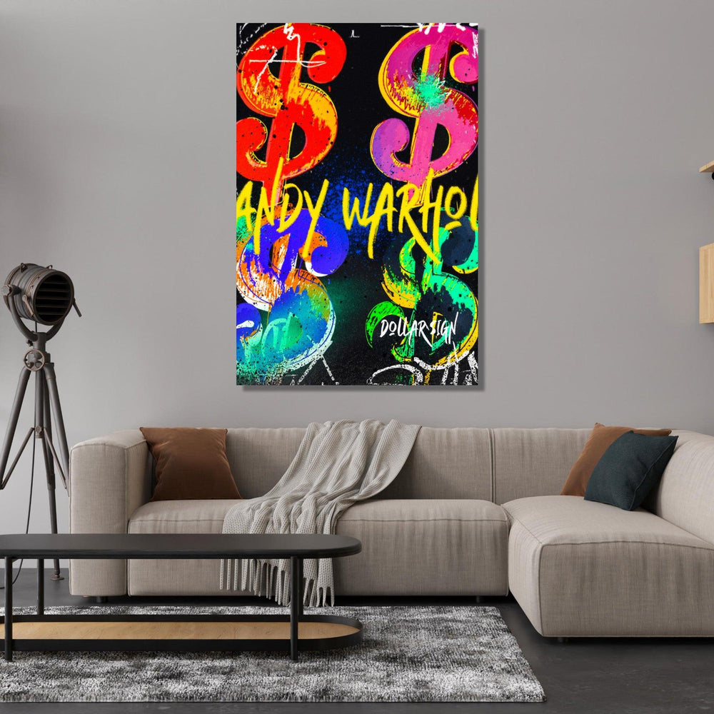 Pop Culture: Dollar Sign Metal Wall Art - Wallfix