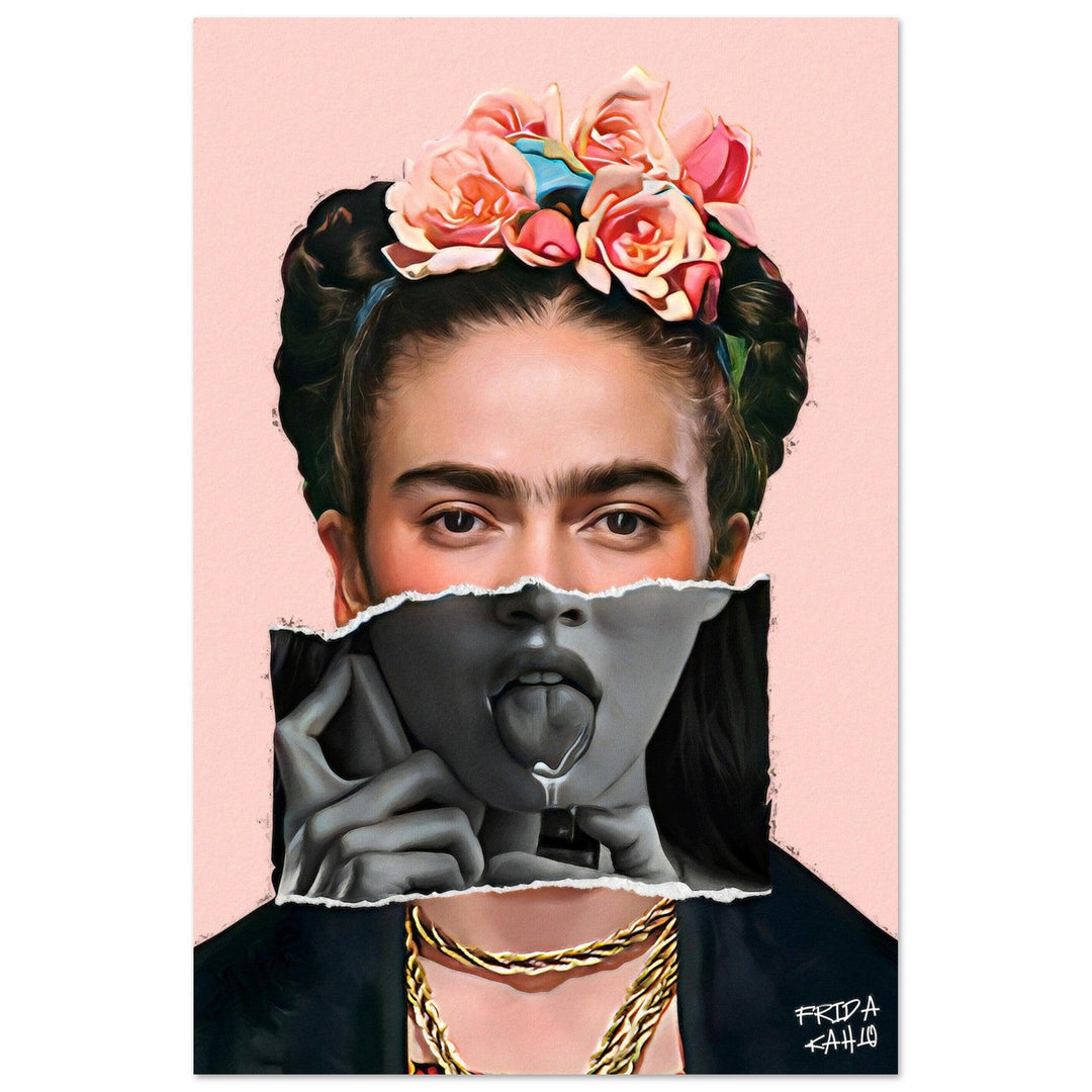 Pop Culture: Frida Kahlo Metal Wall Art - Wallfix