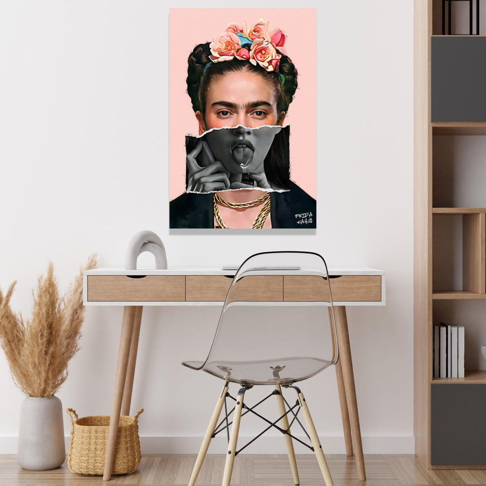 Pop Culture: Frida Kahlo Metal Wall Art - Wallfix